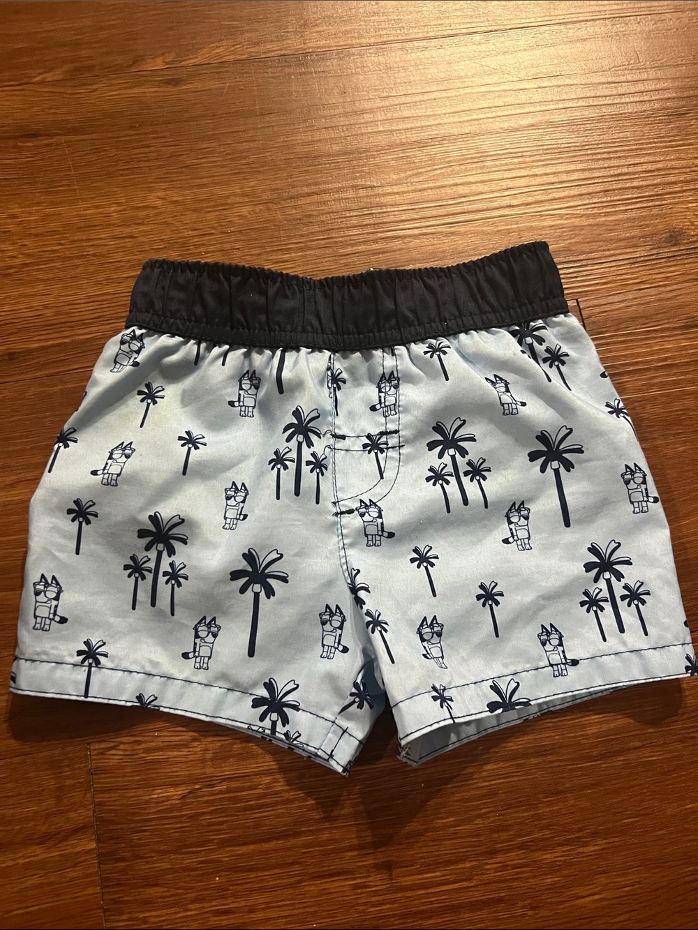 Toddler Bluey swim trunks